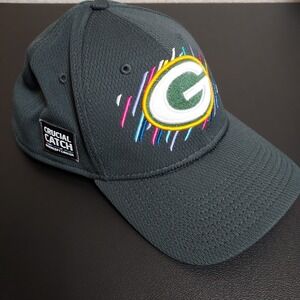 Green Bay Packers Hat Cap Mens One Size Snap Back New Era Crucial Catch 9Forty